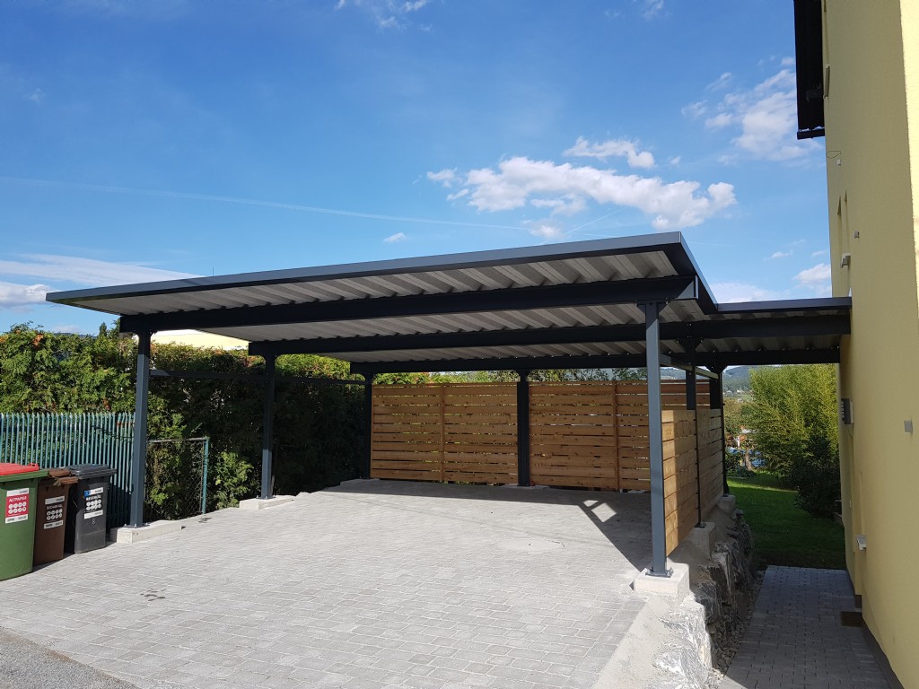 Carport aus Stahl