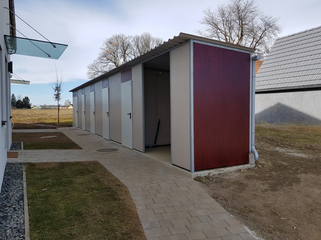 Einhausung aus Stahl